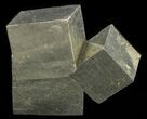 Pyrite Cube Cluster - Navajun, Spain #60218-1